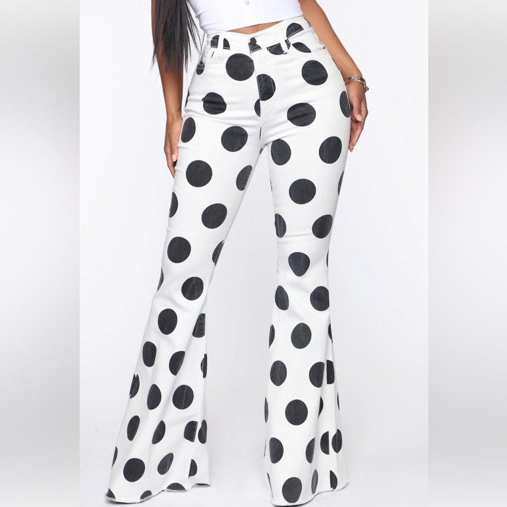 You Are Spot On Flare Jeans